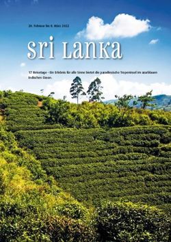 Sri Lanka 20. Februar bis 8. März 2022 17 Reisetage - Ein Erlebnis für alle Sinne bietet die paradiesische Tropeninsel im azurblauen Indischen Ozean.