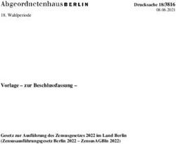 Vorlage - zur Beschlussfassung-Drucksache 18/3816 08.06.2021 - Abgeordnetenhaus Berlin