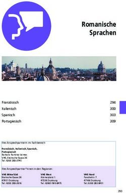 Romanische Sprachen - VHS Duisburg