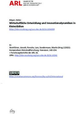 Wirtschaftliche Entwicklung und Innovationsdynamiken in Kleinst&auml;dten