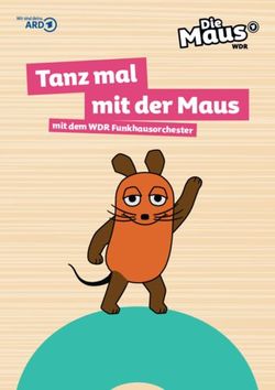 Mit dem WDR Funkhausorchester - Die Maus