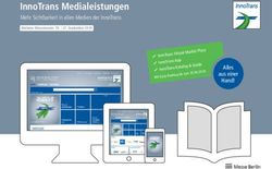 INNOTRANS MEDIALEISTUNGEN - MEHR SICHTBARKEIT IN ALLEN MEDIEN DER INNOTRANS
