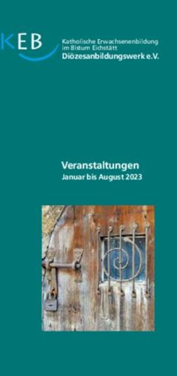 Veranstaltungen Januar bis August 2023 - Di&ouml;zesanbildungswerk e.V - Bistum Eichst&auml;tt