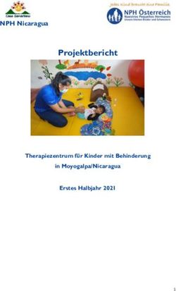 PROJEKTBERICHT CASA SAMARITANO - NPH NICARAGUA - FUTURE4CHILDREN