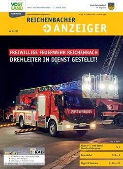 DREHLEITER IN DIENST GESTELLT! - FREIWILLIGE FEUERWEHR REICHENBACH - S. 3 - Reichenbach Vogtland