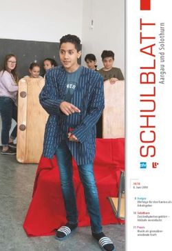 10/18 8. Juni 2018 8 Aargau Ohrfeige für den Kanton als Arbeitgeber 18 Solothurn - Edudoc