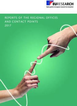 REPORTS OF THE REGIONAL OFFICES AND CONTACT POINTS 2017 - Euresearch