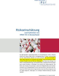 Risikoeinsch&auml;tzung zum Auftreten von HPAIV H5 in Deutschland - OpenAgrar