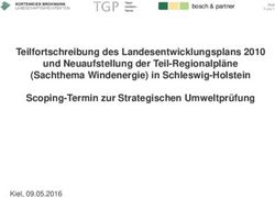 Teilfortschreibung des Landesentwicklungsplans 2010 und Neuaufstellung der Teil-Regionalpl&auml;ne (Sachthema Windenergie) in Schleswig-Holstein ...