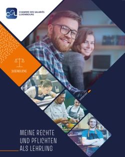 MEINE RECHTE UND PFLICHTEN ALS LEHRLING - JUGENDLICHE - Luxembourg Lifelong ...