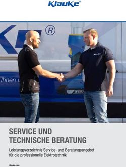 SERVICE UND TECHNISCHE BERATUNG - Leistungsverzeichnis Service- und Beratungsangebot f&uuml;r die professionelle Elektrotechnik