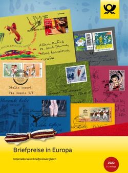 Briefpreise in Europa 2022 - Deutsche Post DHL Group