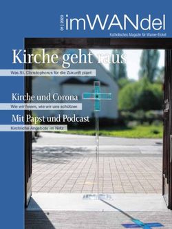 Kirche geht raus 0imWANdel - Kirchenmagazine.de