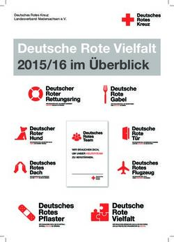 Deutsche Rote Vielfalt 2015/16 im &Uuml;berblick - Deutsches Rotes Kreuz Landesverband Niedersachsen e. V - DRK ...