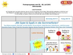 "Mit Spiel & Spa&szlig; in die Sommerferien" - ETV Hamburg