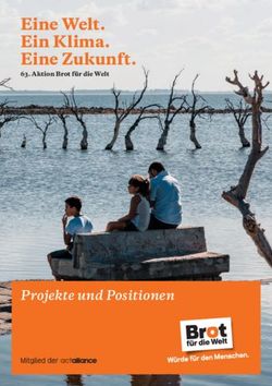 Eine Welt. Ein Klima. Eine Zukunft - Projekte und Positionen - Aktion Brot f&uuml;r die Welt - Diakonie Sachsen