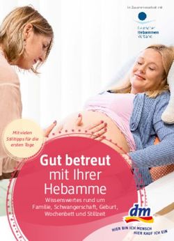 Gut betreut mit Ihrer Hebamme - Wissenswertes rund um Familie, Schwangerschaft, Geburt, dmTECH