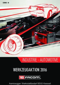 WERKZEUGAKTION 2016 INDUSTRIE - AUTOMOTIVE