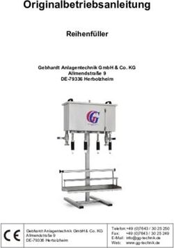 Originalbetriebsanleitung - Reihenfüller - Gebhardt ...