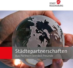 St&auml;dtepartnerschaften - Aus Partnern werden Freunde - Stadt Regensburg