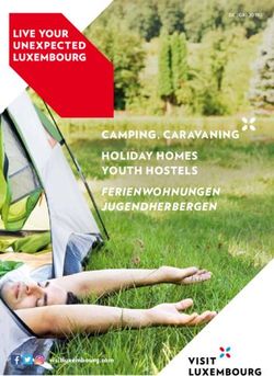 CAMPING, CARAVANING HOLIDAY HOMES YOUTH HOSTELS FERIENWOHNUNGEN JUGENDHERBERGEN - visitluxembourg.com
