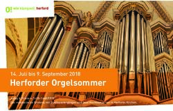 Herforder Orgelsommer - Juli bis 9. September 2018 klangvoll - johann simon kreuzpointner
