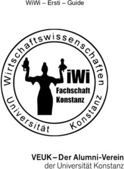 WIWI - ERSTI - GUIDE - FACHBEREICH WIRTSCHAFTSWISSENSCHAFTEN