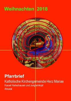 Weihnachten 2018 - Katholische Kirchengemeinde Herz Mariae Kassel Harleshausen und Jungfernkopf Ahnatal